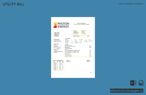 Beispielrechnung für Photon Energy in der Tschechischen Republik (Vorschau)